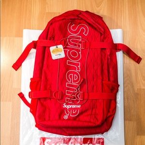 Supreme Backpack in Red